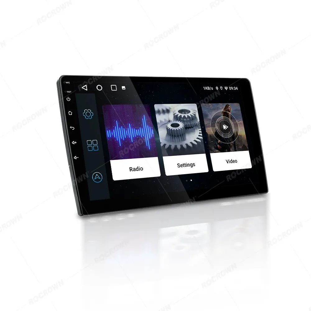 Proveedor de coches multimedia y tiene pantalla táctil de 9/10 pulgadas de alta calidad Android Car Dvd Mp5 Player Radio compatible con un solo doble DIN