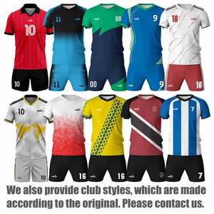 2025 son özel futbol kıyafetleri yüksek kalite 100% Polyester Jersey gömlek gerçek spor forması erkekler kadınlar için yeni Model futbol için - Product Image 3