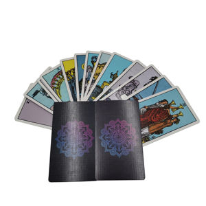 طباعة بطاقات التارو المخصصة بالجملة، بطاقات أوراكل عالية الجودة، مجموعة بطاقات تارو مع صندوق مخصص - Product Image 3