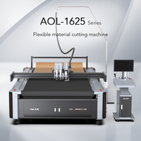 AOL mesin pemotong busa spons Cnc, pisau pemotong berosilasi Digital otomatis Upgrade