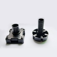 Pieds de meubles réglables en hauteur, base en plastique antidérapante pour armoire, bar, table, chaise