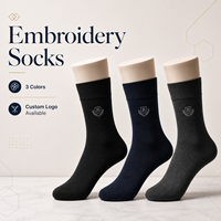 Chaussettes habillées décontractées pour hommes, en coton tricoté, respirantes, antibactériennes, avec logo personnalisé, écologiques, collection Printemps