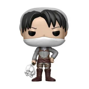 Animation Attack on Titan 239 CLEANING LEVI Action Figure Toys Vinyl Figurine PVC Cute Doll Collection Model Gift