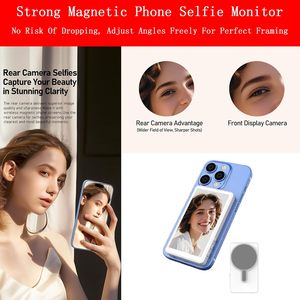 Shsuert White – Accessoire <span class=keywords><strong>d</strong></span>'écran de moniteur de jeu magnétique flexible de 4 pouces avec télécommande sans fil en plastique pour Vlog, Selfie et Diffusion en direct - Product Image 3