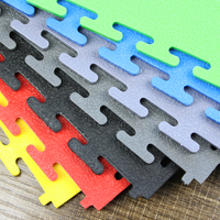 500x500x6mm Buena calidad y duradera Carretilla elevadora resistente Almacén Taller Pvc Garaje Baldosas Enclavamiento Pisos de plástico