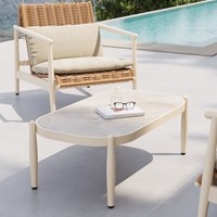 Ensemble de canapés de jardin en rotin de haute qualité, moderne, pour terrasse, balcon, patio, avec structure en métal