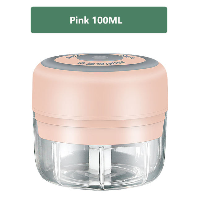 เครื่องบดกระเทียมไฟฟ้า 100ML (สีเขียว)