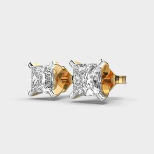 Boucles d'oreilles en diamants de luxe, argent sterling 925, élégantes et scintillantes, bijoux fins, accessoire de mode intemporel pour femmes - Product Image 2
