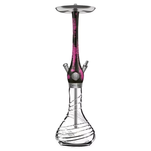 Chicha en bois avec base en verre |   Chicha de style premium |   Chicha artisanale pour salon et maison - Product Image 3