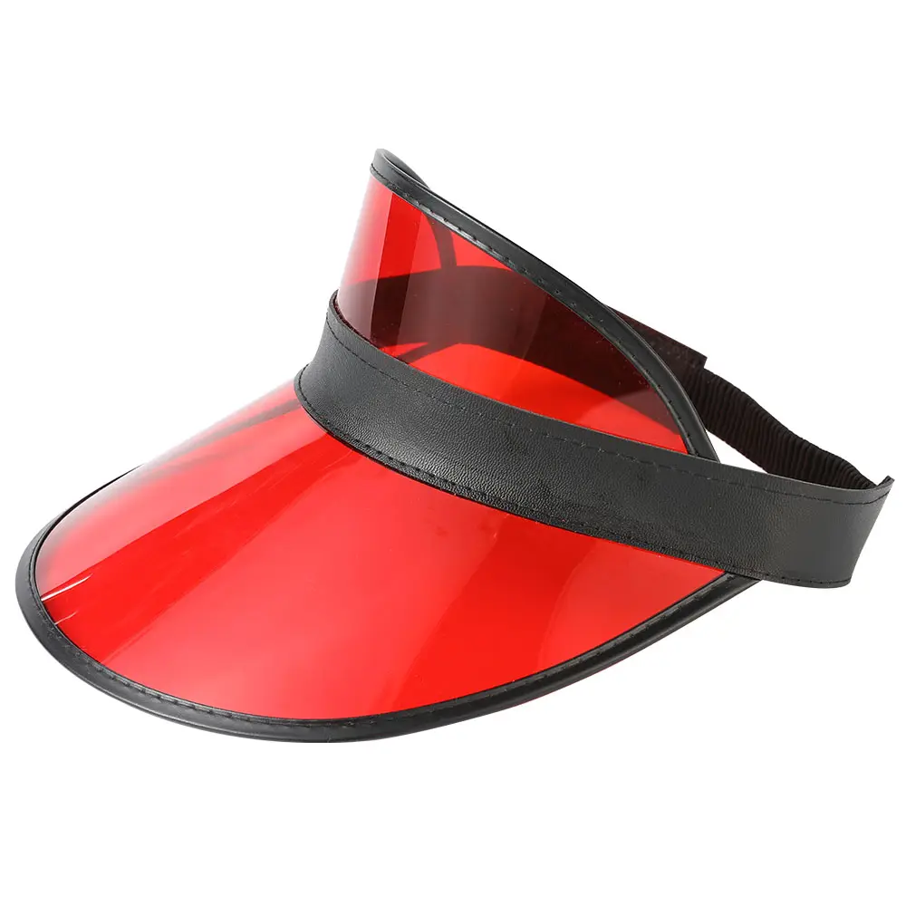 Cappello con visiera Unisex da Golf in plastica trasparente da spiaggia da Tennis