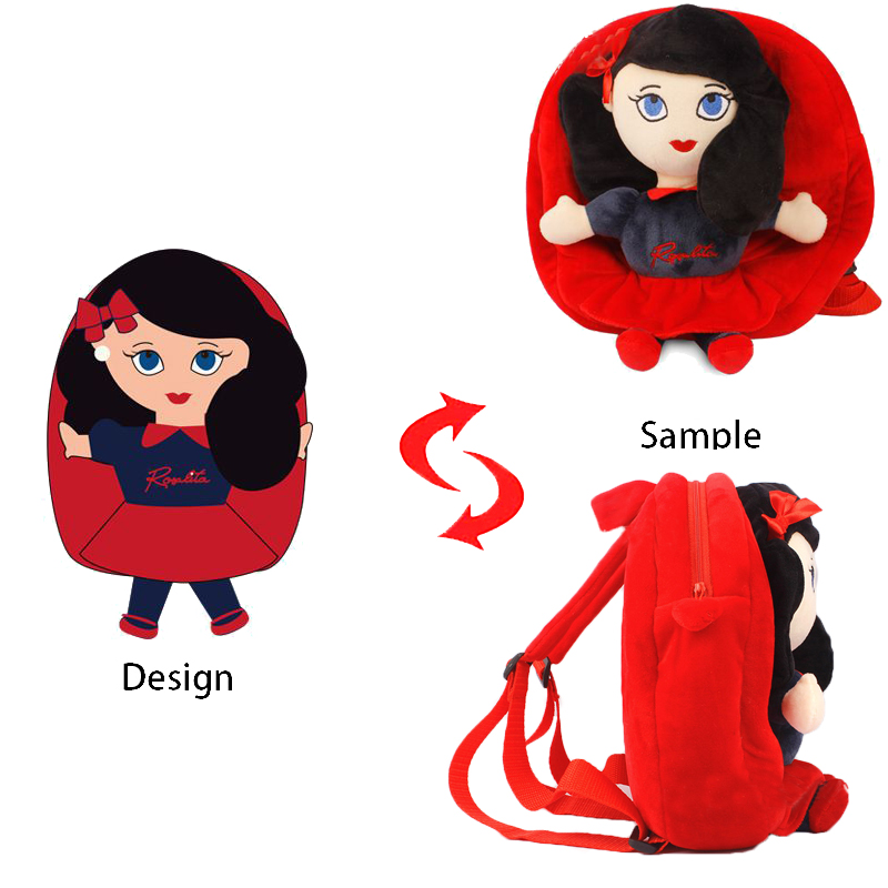 Bolsa de felpa personalizada