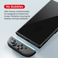 1 2 PCS HD Game Player Protecteur d'écran en verre trempé pour Nintendo Switch 2 OLED Lite Gaming Film de protection en verre protecteur