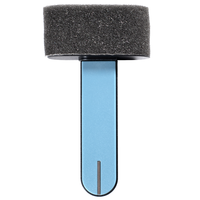 Brosse à cheveux jetable Kenwei en polypropylène avec manche, brosse douce pour le cou, brosse à cheveux pour le pompadour, éponge à cheveux en nylon pour salon de coiffure