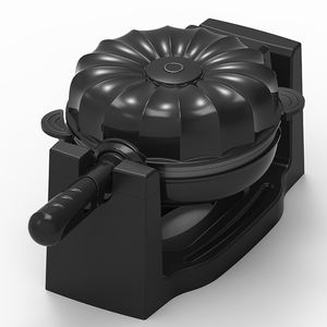 Machine à gaufres rotative en forme de citrouille 2024, nouvelle, pour fête d'Halloween, électrique, ronde, rotative, pour faire des gaufres en forme de citrouille - Product Image 2