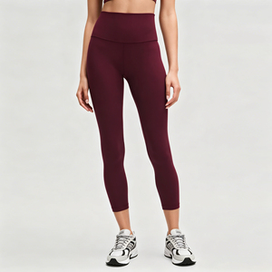 Pantalons <span class=keywords><strong>de</strong></span> <span class=keywords><strong>yoga</strong></span> personnalisés avec logo, en coton biologique <span class=keywords><strong>de</strong></span> bambou extensible, leggings <span class=keywords><strong>de</strong></span> sport pour femmes, collants <span class=keywords><strong>de</strong></span> sport - Product Image 1