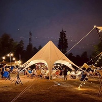 Tente cloche Sibada 600D Oxford résistante aux UV, imperméable, toutes saisons, pour le camping, les sports et les événements intérieurs/extérieurs