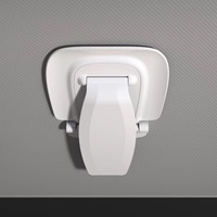 Tabouret de douche pliable en plastique et repose-pieds pour personnes âgées, siège de changement de chaussures pour entrée de salle de bain au design moderne