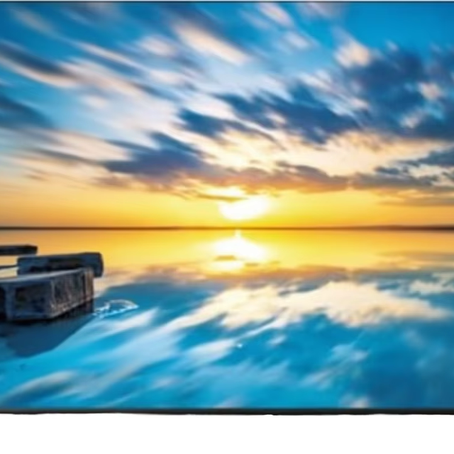 Latest 55-inch White LCD Smart TV with 4K Resolution WiFi Android Google System Customized Version Factory Price
