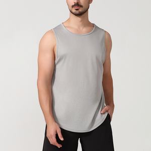 Débardeur en coton pour hommes, respirant, <span class=keywords><strong>vintage</strong></span>, Hip Hop, vêtements de fitness, tricoté sans manches, haut athlétique et musclé, vente en gros personnalisé - Product Image 2