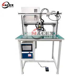 Double Sides Manual Tab Welder Energy Storage Spot Welding Machine with Customized Stroke Size for 18650 Battery Pack