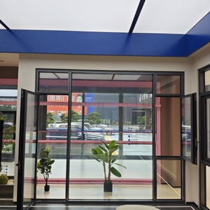 หน้าต่างบานเปิดอะลูมิเนียม Deioux กระจกนิรภัย สำหรับบ้านวิลล่า - Product Image 5
