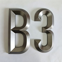 Letrero de Bienvenida para Puerta Principal, Letras de Canal Doradas Personalizadas, Letrero 3D, Letrero de Tienda, Letras Metálicas, Logotipo, Número de Casa para Edificio