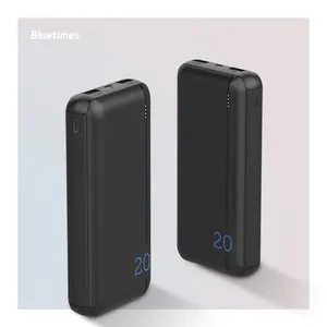 Bluetimes 2024 paket baterai Bank daya PD20 W pengisian daya Cepat 20000mAh intensitas tinggi stabil dan serbaguna