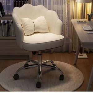 Silla de ordenador moderna al por mayor, silla para el hogar, silla giratoria ajustable con respaldo, ideal para dormitorio femenino, silla de maquillaje. - Product Image 2