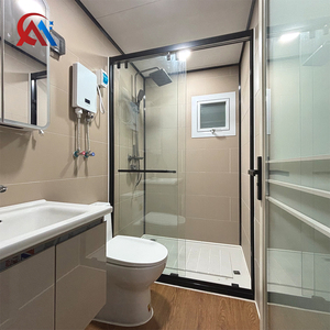 Maison conteneur préfabriquée extensible de 20 pieds, prête à l'emploi, avec toilettes, pour bureau de jardin et <span class=keywords><strong>chambre</strong></span> <span class=keywords><strong>d</strong></span>'hôtes - Product Image 5