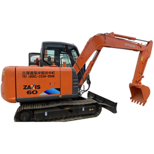 Excavadora Hidráulica Usada Hitachi ZX60 de 6 Toneladas, Motor y Caja de Cambios, para Excavación de Zanjas en Huertos, de Respuesta Rápida y Alta Durabilidad - Product Image 1