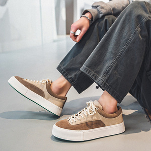 Chaussures décontractées sportives été 2026 - Chaussures polyvalentes et respirantes en toile pour hommes - Marque tendance, semelle épaisse, tige en satin - Product Image 4