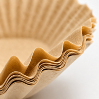 Papier sulfurisé jetable pour friteuse à air avec rebords, papier cuisson antiadhésif de qualité alimentaire, formes rondes de différentes tailles, personnalisable.