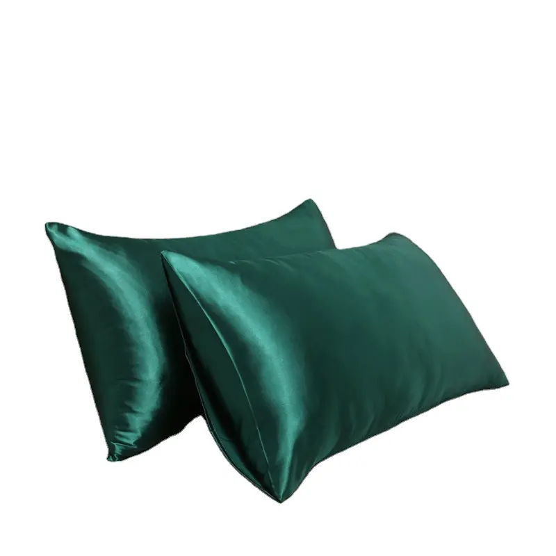 Fundas de almohada con imitación de seda para el hogar