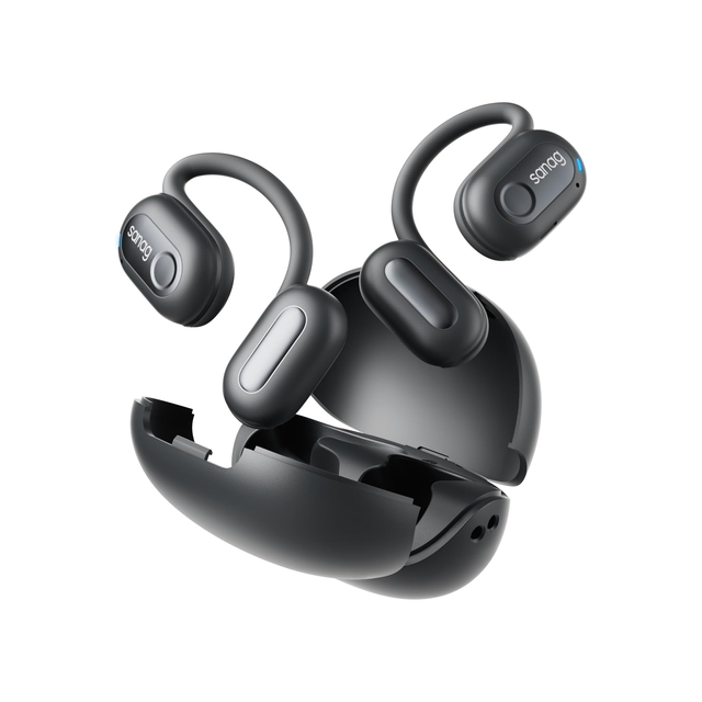 Sanag Z65S Pro Open Ear Headphones Bluetooth 5.3 Wireless Earbuds IPX5 Waterproof Headset Dual 14.2mm Dynamic Drivers