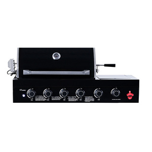 Cocina Exterior de Lujo con Barbacoa de Gas de 4 Quemadores Personalizada, con Estufa Lateral y Refrigerador para una Experiencia de Cocina Premium - Product Image 3