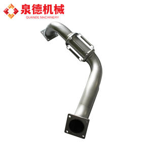 Tuyau d'échappement compatible Isuzu pour camions malaxeurs/pompes, quatre essieux, avec embout d'échappement avant, pièces de performance, référence OEM 8-97634535-0 - Product Image 2