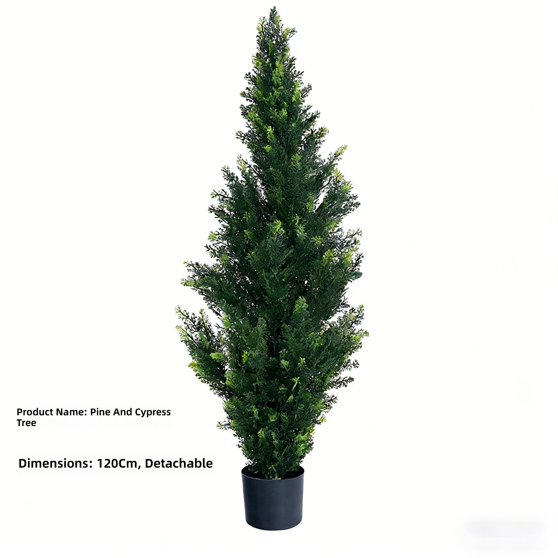 Green 120cm detachable pine cypress