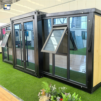 Maison de conteneur extensible de 20 pieds 40 pieds Cabine modulaire mobile 3 chambres à coucher Bureau portable Conteneur pliable Cabine de bureau