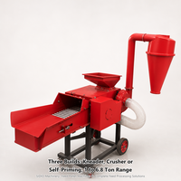 Machine à hacher et à pétrir les fourrages, capacité de 1 à 6,8 tonnes par heure, coupe-fourrage et hacheuse d'ensilage pour les élevages de bovins, ovins et caprins