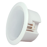Altavoz Coaxial de Techo de 5.25 Pulgadas, Dos Vías, con Woofer de 5 Pulgadas y Tweeter/Subwoofer de 1 Pulgada, para Computadora, Sistema de Sonido Público (PA) Integrado en Pared