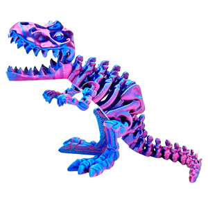 <span class=keywords><strong>Juguete</strong></span> de esqueleto de <span class=keywords><strong>Allosaurus</strong></span> impreso en 3D, modelo de depredador articulado con bisagras, decoración sensorial flexible para escritorio, regalo, producto superventas transfronterizo - Product Image 1
