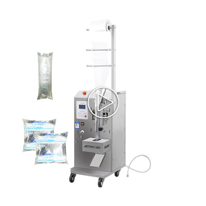 Machine d'emballage verticale automatique SPK220Y haute précision pour petites entreprises, pour miel et liquides (10-200 ml), avec collage, 30 sachets/min, film papier - Product Image 1