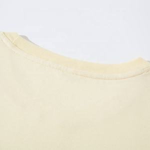 Venta al por mayor 100% algodón personalizado camisetas llano a granel deporte serigrafía camiseta con patrón de caracteres - Product Image 5