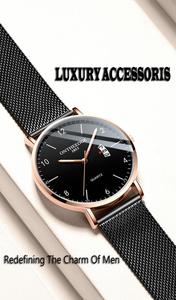 ONTHEEDGE Fashion Luxury Brand Design Stainless Steel <strong>Silver</strong> Mesh Band Sport Wrist <strong>Watch</strong> for <strong>Men</strong> Quartz <strong>Watch</strong> <strong>Men</strong> - Product Image 6