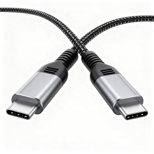 Câble de charge rapide tressé en nylon 1m 2m 3m Usbc 240w 48V 5A Pd Charge rapide Type-c vers Usb-c 100 Watt 5 a Câble de données Usb Type c - Product Image 1