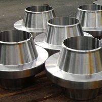 Bride en acier inoxydable DN20, bride inox DN20, 3 brides soudées, bride WNRF, acier inoxydable SS310