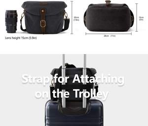 Free sample <b>Camera</b> Backpack Leather - Waterproof <b>Camera</b> <b>Bag</b> Backpack with Removable Insert 13" Laptop - Product Image 6