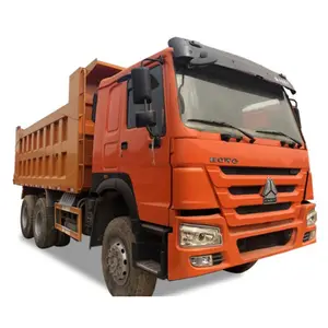 Trung Quốc Thương Hiệu Phổ Biến Heavy Duty 351-450hp 12 Bánh Xe 35 Cbm 8X4 Sử Dụng Sinotruck Howo Tipper Xe Tải Cho Thị Trường Châu Phi