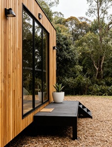 Construcción Rápida de <span class=keywords><strong>Casa</strong></span> Prefabricada de Madera con Paredes de Vidrio, Tipo Contenedor, Pequeña <span class=keywords><strong>Casa</strong></span>, Apartamento para Abuelos - Product Image 5
