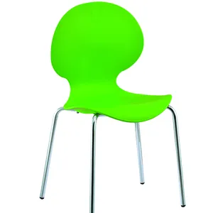 Пластиковый стул для столовой секс-дизайна со стальными трубками XRM-008